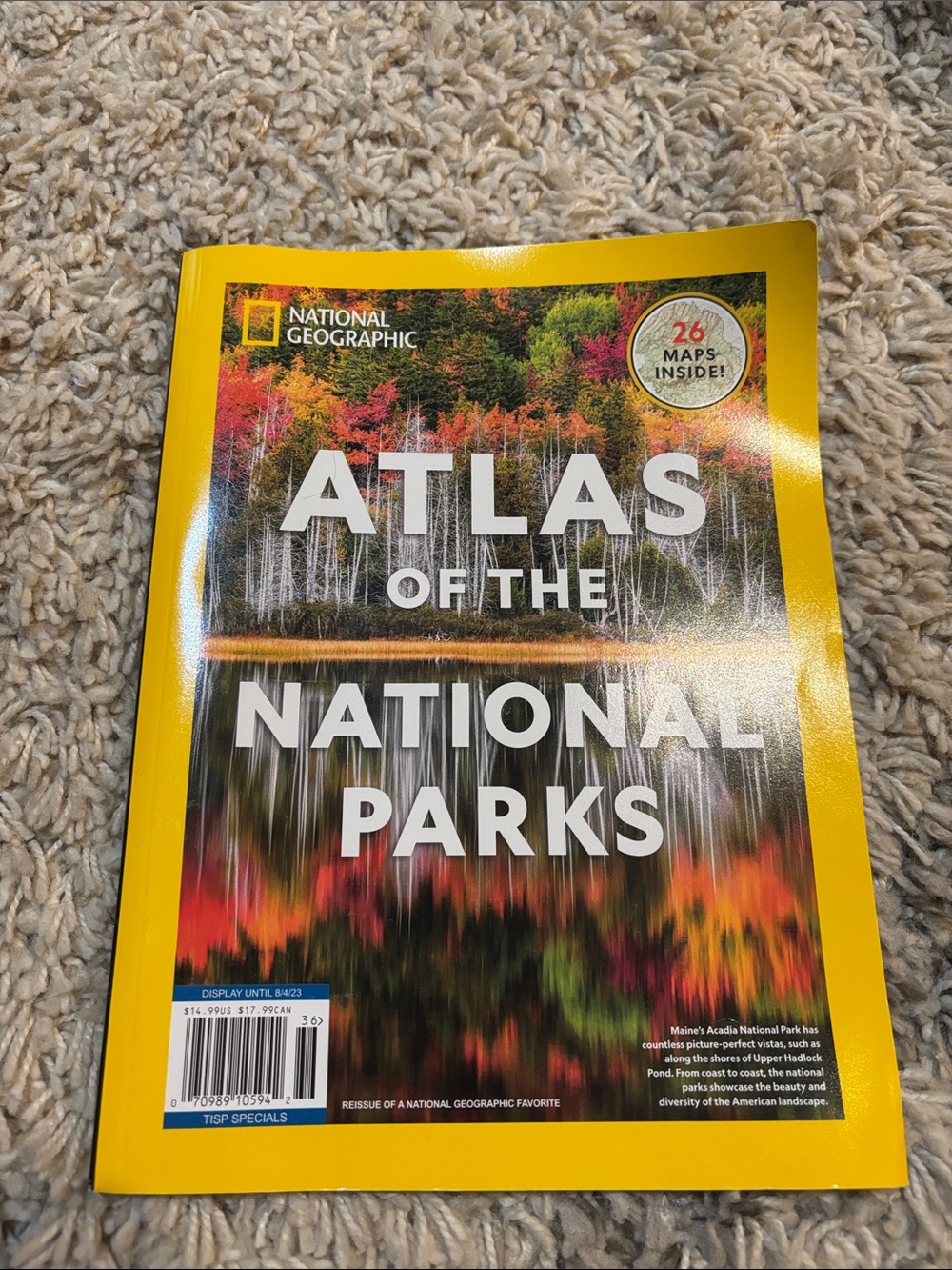 National Geographic Atlas of the National Parks — Yellow Border SPECIAL EDITION